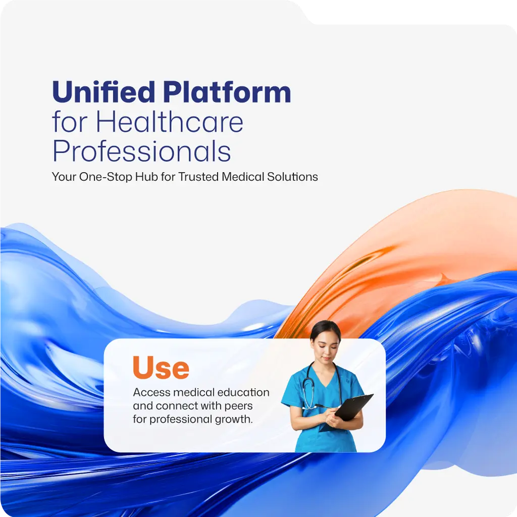 Use — access medical education and connect with peers